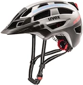 Svítící cyklistická helma Uvex Finale Light stříbrná