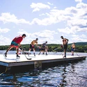 Syntetický led Hockeyshot  Ice Revolution puzzle Premium 20-Pack