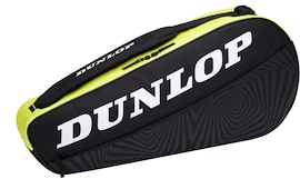 Taška na rakety Dunlop D TAC SX-Club 3RKT Black/Yellow