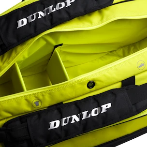 Taška na rakety Dunlop D TAC SX-Performance 12RKT Thermo Black/Yellow