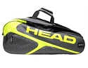 Taška na rakety Head Elite Supercombi 9R Grey/Yellow