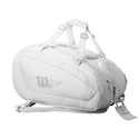Taška na rakety Wilson  Bela Super Tour Padel White