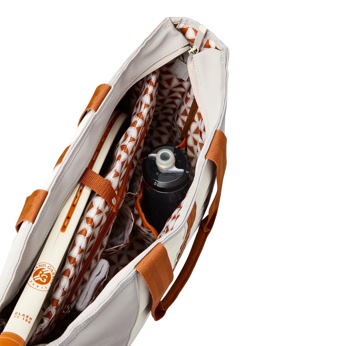 Taška na rakety Wilson  Roland Garros 2025 Tote Cream/Clay - thumb (2)