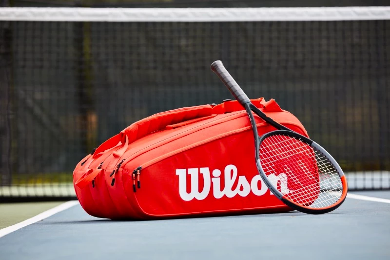 Taška na rakety Wilson  Super Tour 15 Pack Red