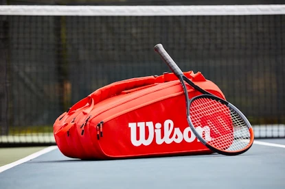 Taška na rakety Wilson  Super Tour 15 Pack Red
