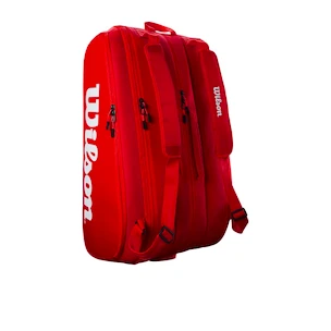 Taška na rakety Wilson  Super Tour 15 Pack Red