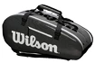 Taška na rakety Wilson Super Tour 2 Compartment Large Black/Grey