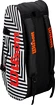 Taška na rakety Wilson Super Tour 2 Compartment Large Bold Black/White