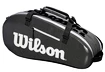 Taška na rakety Wilson Super Tour 2 Compartment Small Black/Grey