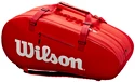 Taška na rakety Wilson Super Tour 3 Compartment Red