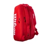 Taška na rakety Wilson  Super Tour 9 Pack Red