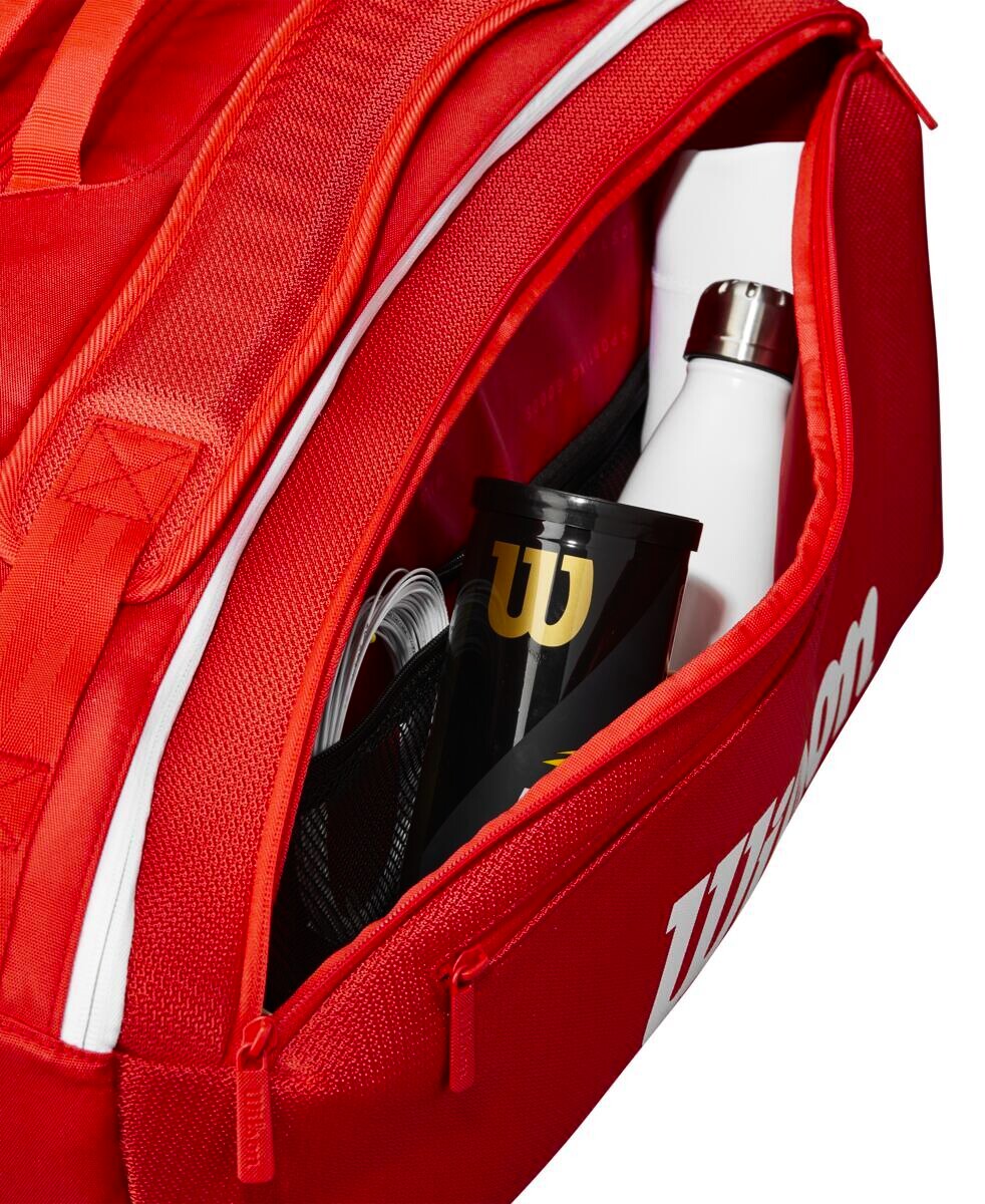 Taška na rakety Wilson  Super Tour Red 15PK 2025 - thumb (2)