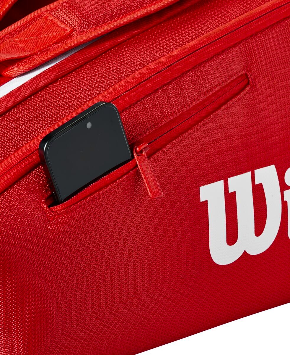 Taška na rakety Wilson  Super Tour Red 6PK 2025 - thumb (5)