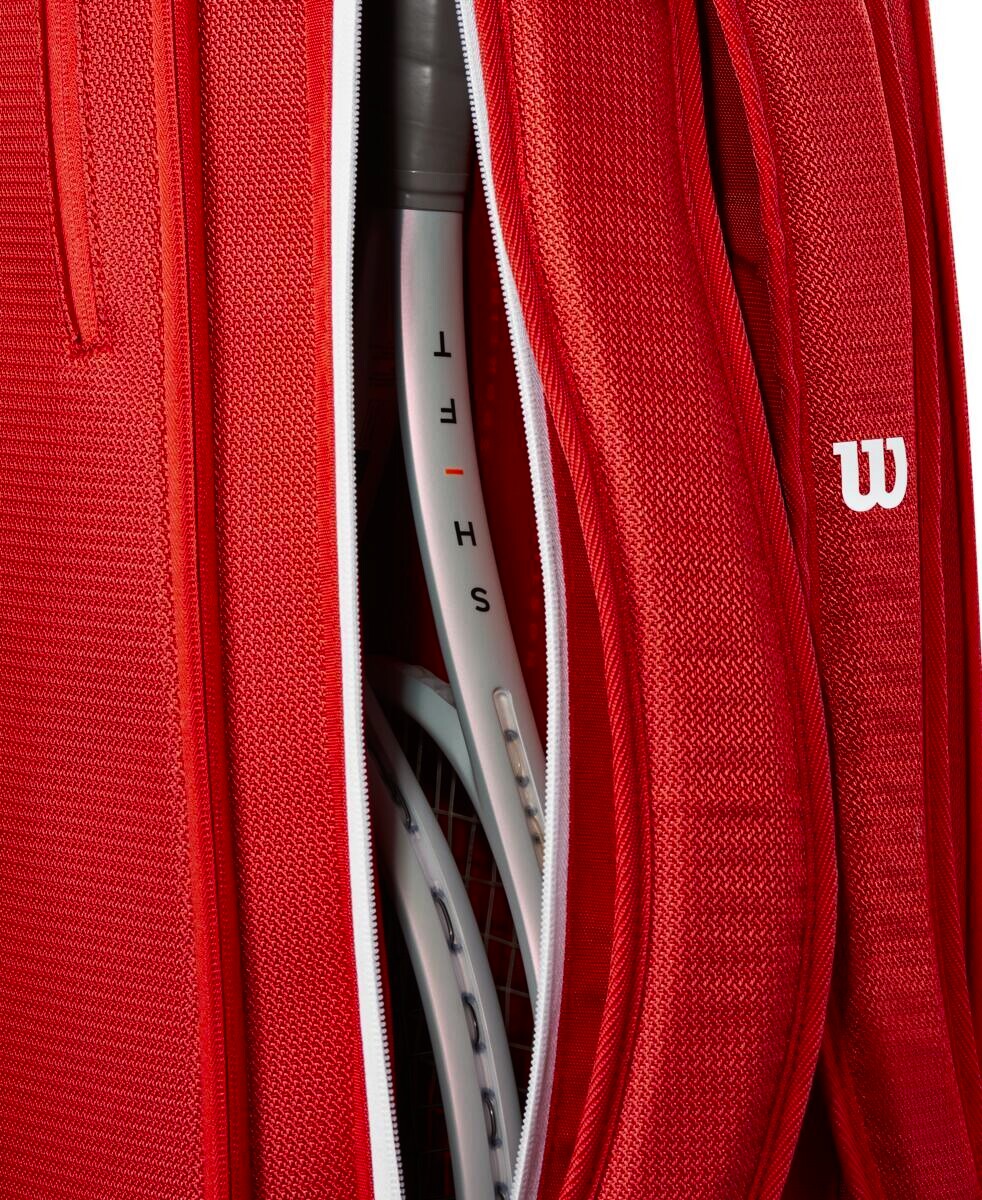 Taška na rakety Wilson  Super Tour Red 6PK 2025 - thumb (6)