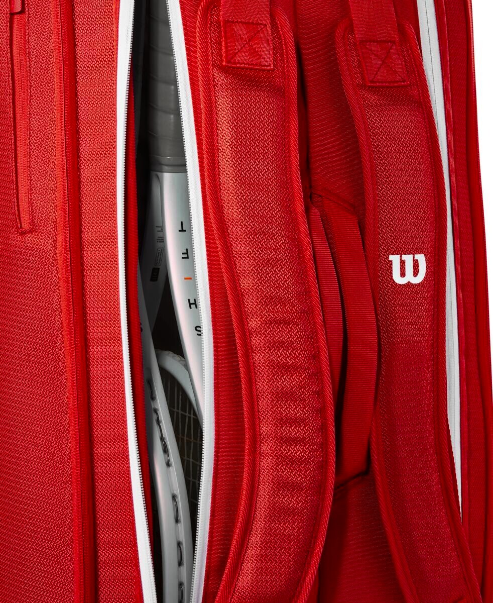 Taška na rakety Wilson  Super Tour Red 9PK 2025 - thumb (4)