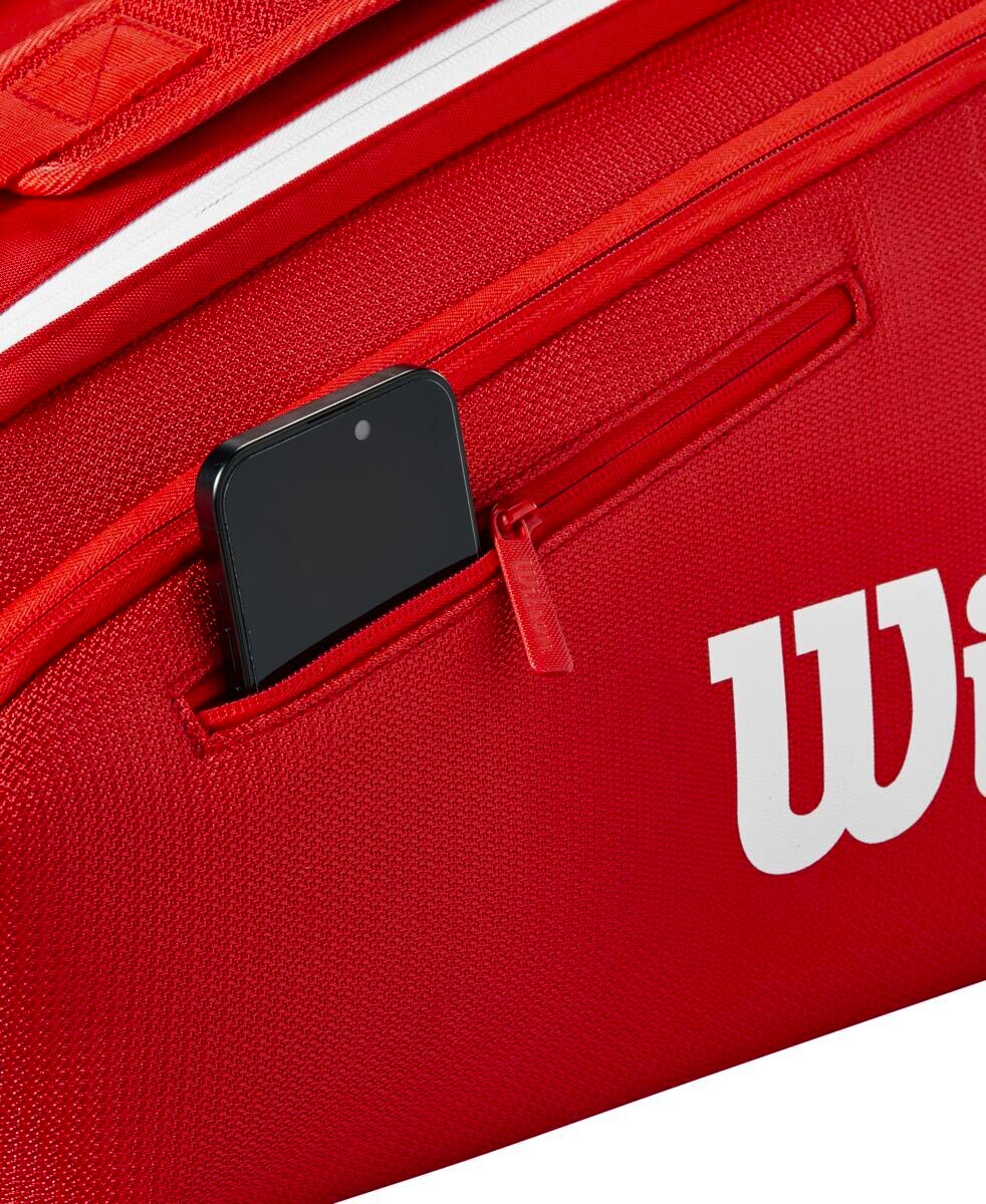 Taška na rakety Wilson  Super Tour Red 9PK 2025 - thumb (5)