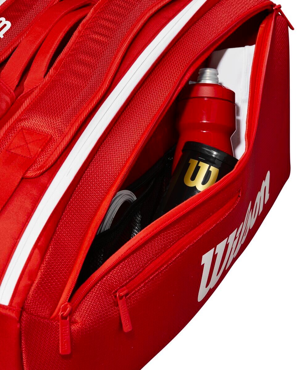Taška na rakety Wilson  Super Tour Red 9PK 2025 - thumb (6)