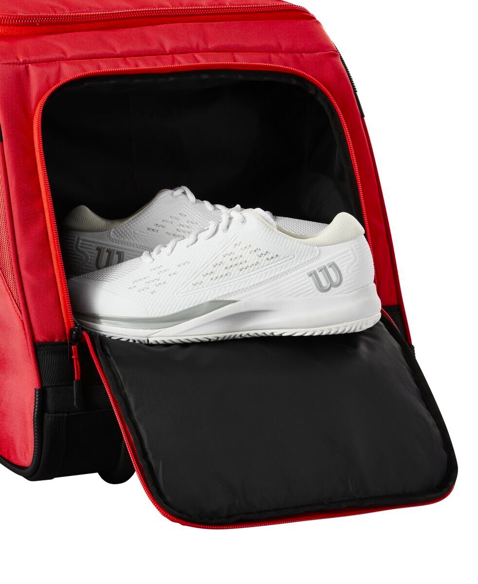 Taška na rakety Wilson  Super Tour Red Travel Bag 2025 - thumb (2)