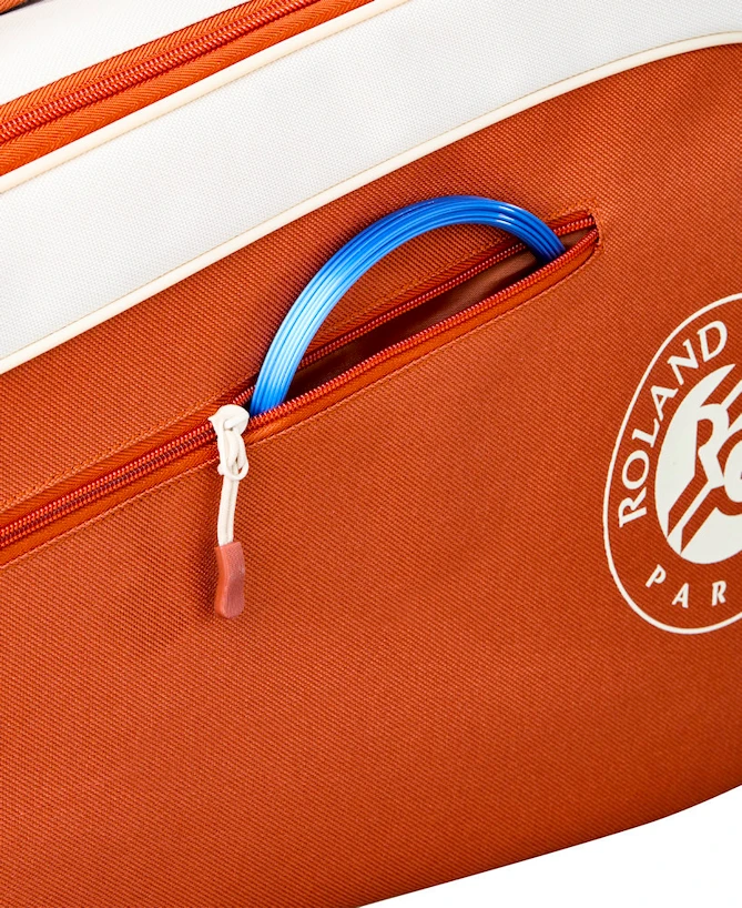 Taška na rakety Wilson  Team 3PK Roland Garros 2025 Cream/Clay