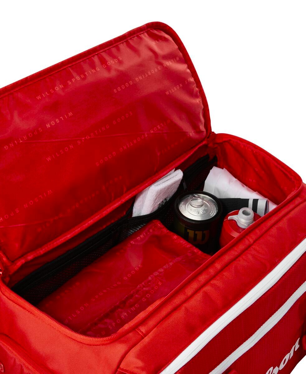 Taška Wilson  Super Tour Red Small Duffel 2025 - thumb (3)