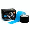 Tejpovací páska BronVit Sport kinesiology tape balení 2 x 6m – classic – černá + modrá