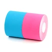 Tejpovací páska BronVit Sport kinesiology tape balení 2 x 6m – classic –  modrá + růžová