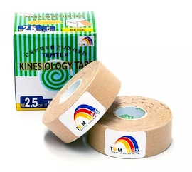 Tejpovací páska TEMTEX Kinesio Tape Classic 2x 2,5 cm × 5 m