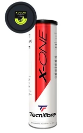 Tenisové míče Tecnifibre X-One (4 ks)