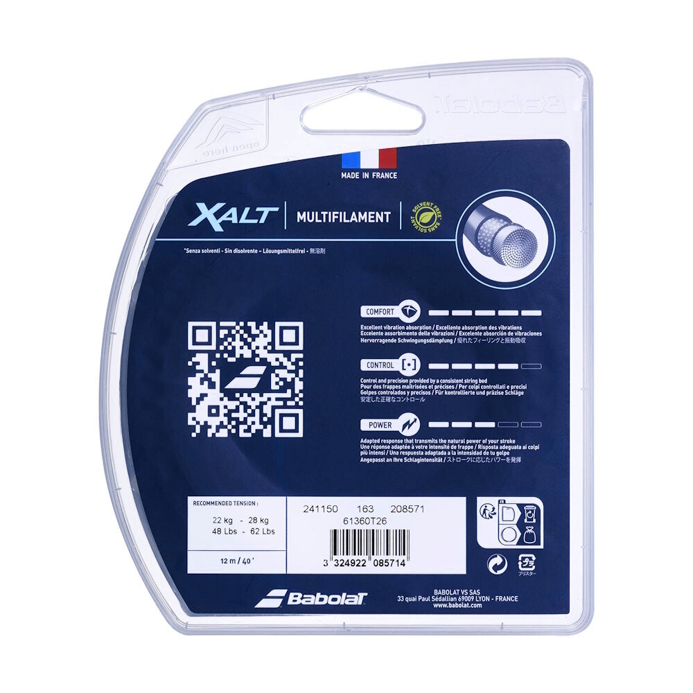 Tenisový výplet Babolat  XALT 12 M   1,30 mm - thumb (1)