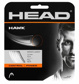 Tenisový výplet Head Hawk White 1.30 mm (12 m)