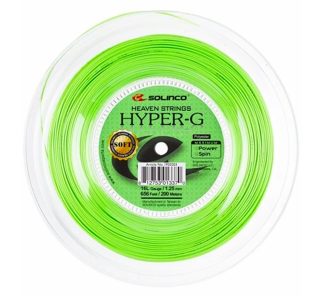 Tenisový výplet Solinco  Hyper-G Soft (200 m)  1,20 mm