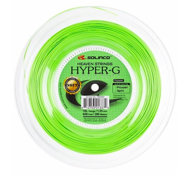 Tenisový výplet Solinco  Hyper-G Soft (200 m)  1,20 mm