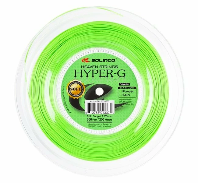 Tenisový výplet Solinco  Hyper-G Soft (200 m)