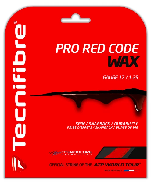 Tenisový výplet Tecnifibre  Pro Red Code Wax (12 m)  1,20 mm
