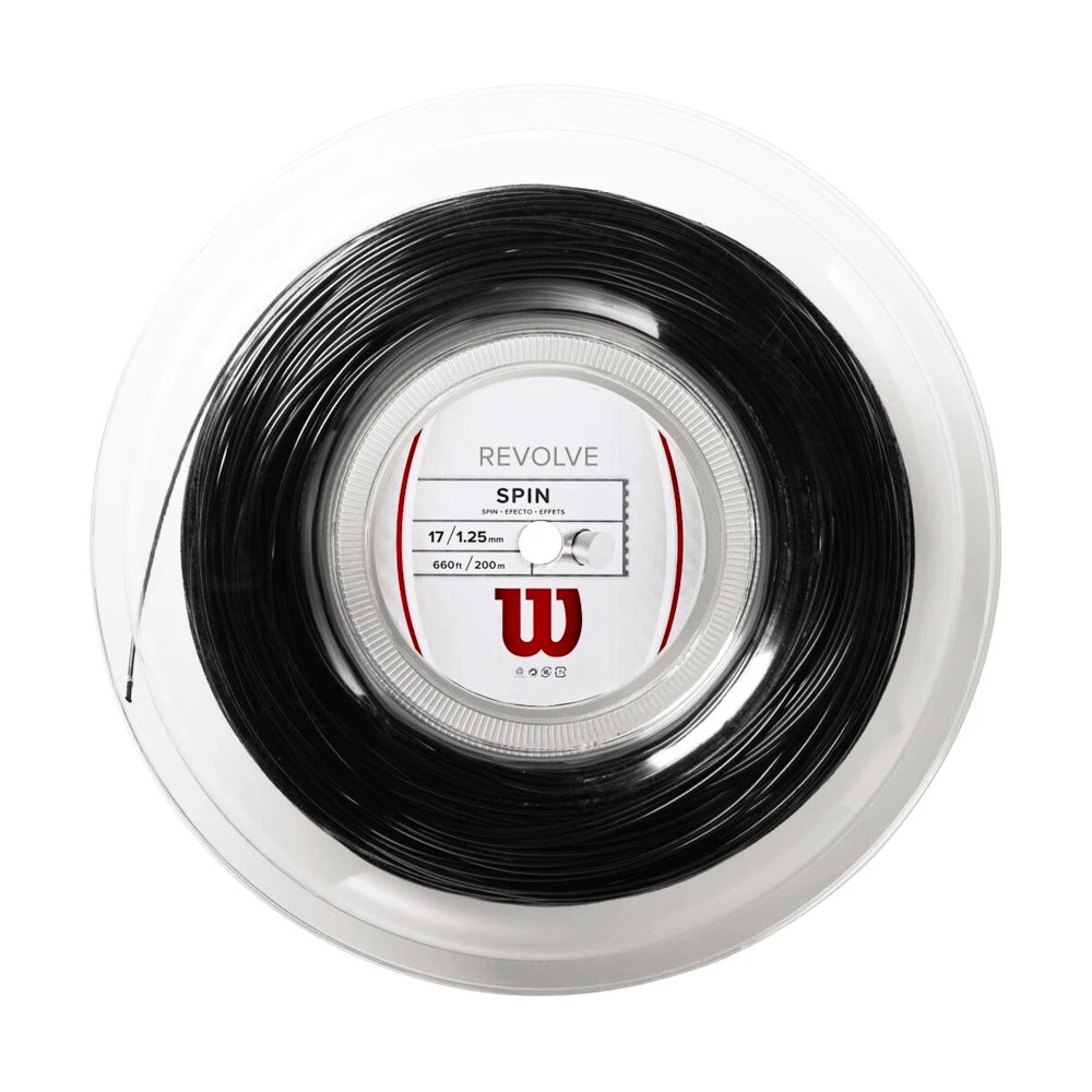 Tenisový výplet Wilson  Revolve 17 Reel Black