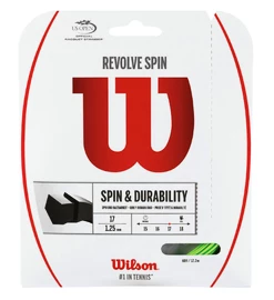 Tenisový výplet Wilson Revolve Spin Green 1.30 mm