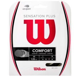Tenisový výplet Wilson Sensation Plus Black 1.34 mm