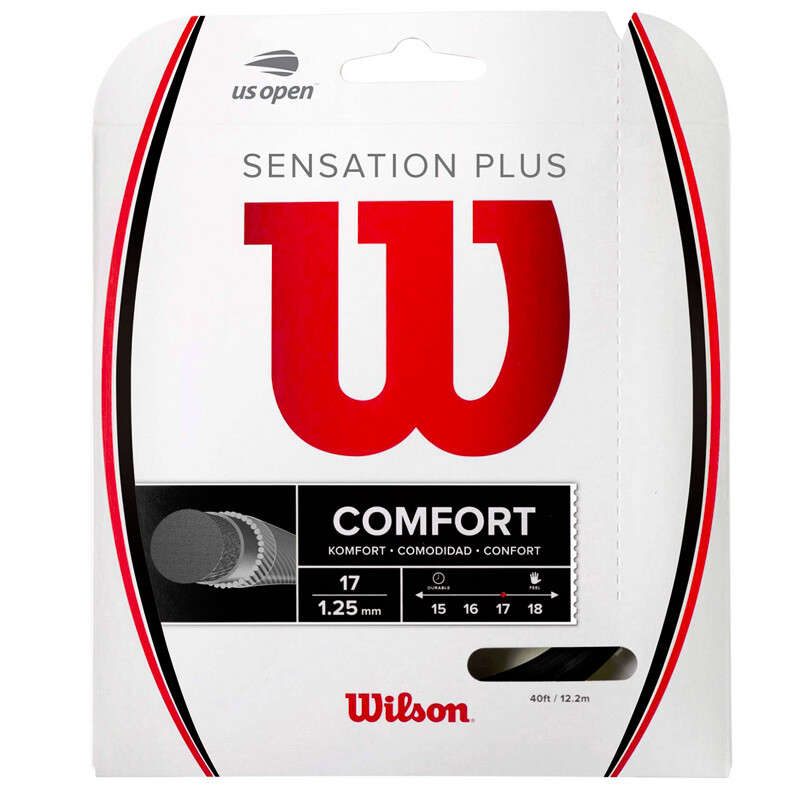 Product detail of Tenisový výplet Wilson  Sensation Plus Black 1.34 mm