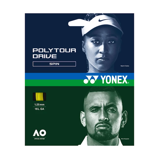 Tenisový výplet Yonex  Poly Tour Drive Flash Yellow 125 (12 m)