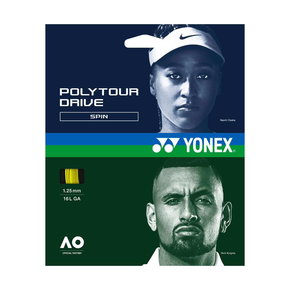 Product detail of Tenisový výplet Yonex  Poly Tour Drive Flash Yellow 125 (12 m)
