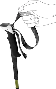 Trekové hole Leki  Khumbu Pro FX.One TA, gimblet-black-white 110 cm
