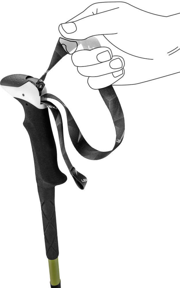 Trekové hole Leki  Khumbu Pro FX.One TA, gimblet-black-white 120 cm - thumb (1)