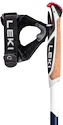 Trekové hole Leki  Smart Supreme, midnightblue dark metallic-darkblue-white, 100 - 130 cm