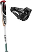 Trekové hole Leki  Spin Shark SL, white-smokegreen-dark anthracite, 100 - 130 cm