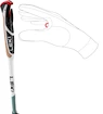 Trekové hole Leki  Spin Shark SL, white-smokegreen-dark anthracite, 100 - 130 cm