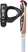 Trekové hole Leki  Spin Shark SL, white-smokegreen-dark anthracite, 100 - 130 cm