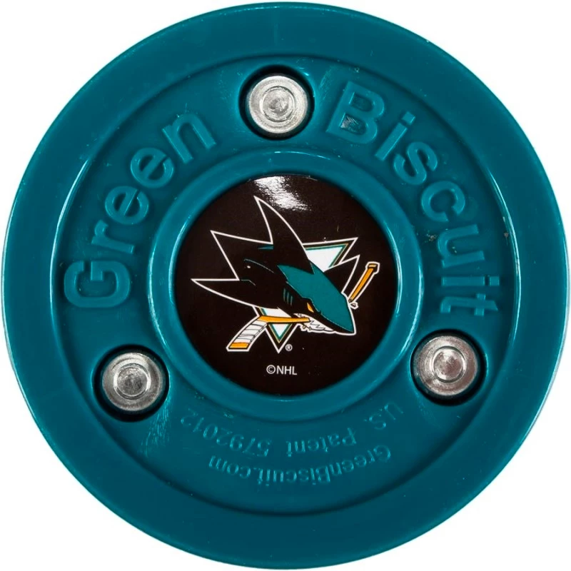 Tréninkový puk Green Biscuit  San Jose Sharks