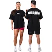 Tričko Nebbia GYM ESSENTIALS Oversized T-shirt 381 black