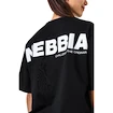 Tričko Nebbia GYM ESSENTIALS Oversized T-shirt 381 black