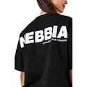 Tričko Nebbia GYM ESSENTIALS Oversized T-shirt 381 black